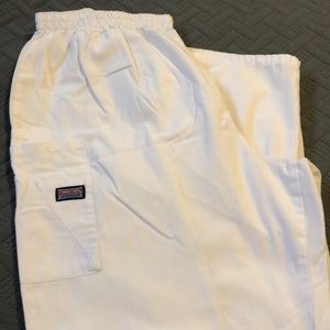 White Cherokee Scrub Pants XL